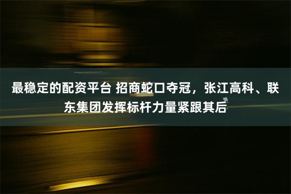 最稳定的配资平台 招商蛇口夺冠，张江高科、联东集团发挥标杆力量紧跟其后